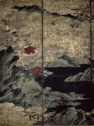 Birds and Flowers of the Four Seasons by Kano Soshu